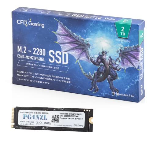内蔵型SSD CFD SATA SSD 2TB Amazon.co.jp: CFD販売 PG4NZLシリーズ 2TB (読取り最大 7,200MB